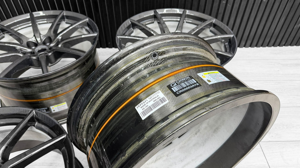 FERRARI 488 PISTA/ F8 CARBON ALLOY WHEELS SET RIMS ONLY 70004445