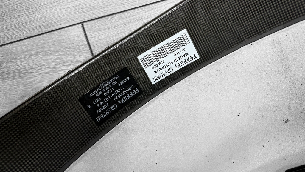 FERRARI 488 PISTA/ F8 CARBON ALLOY WHEELS SET RIMS ONLY 70004445