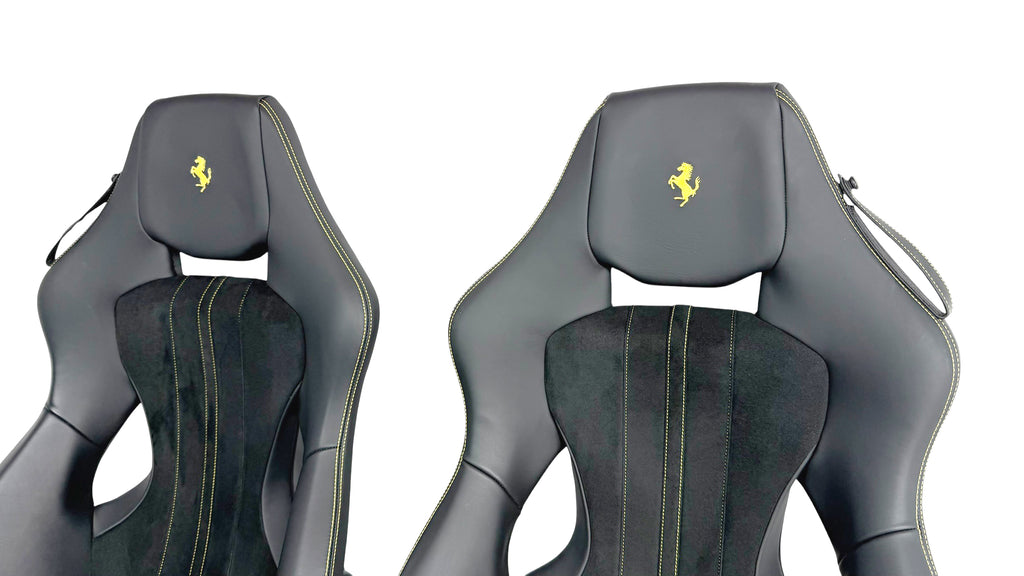 FERRARI F8 GOLDRAKE CARBON SEAT LARGE BLACK/ YELLOW 892938 892968