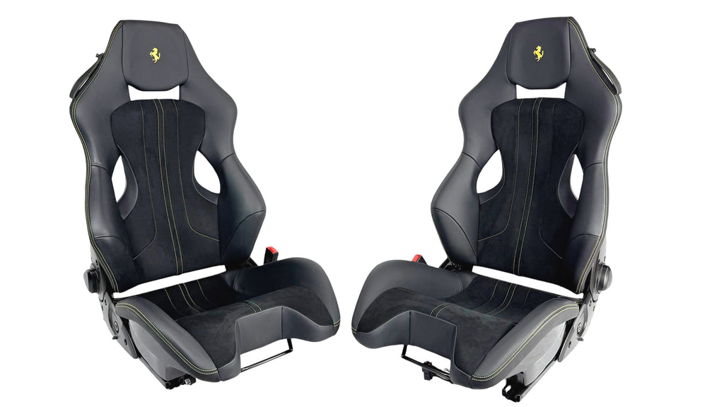 FERRARI F8 GOLDRAKE CARBON SEAT LARGE BLACK/ YELLOW 892938 892968