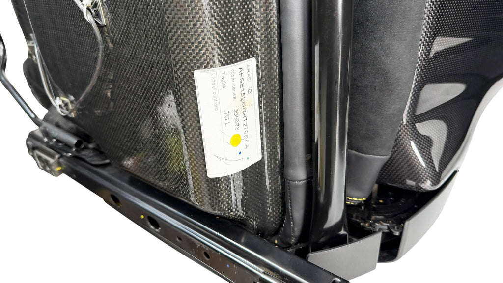 FERRARI F8 GOLDRAKE CARBON SEAT LARGE BLACK/ YELLOW 892938 892968