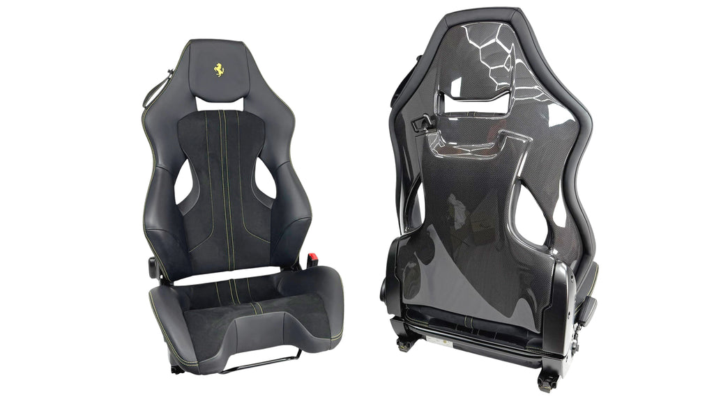 FERRARI F8 GOLDRAKE CARBON SEAT LARGE BLACK/ YELLOW 892938 892968