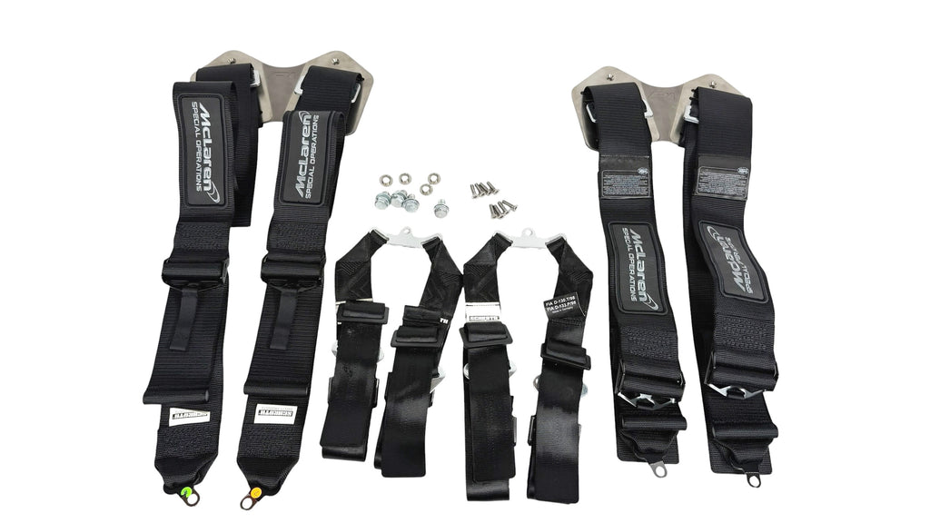 MCLAREN P1 MSO HARNESS 6 POINT SEAT BELT BLACK - 12NA054RP