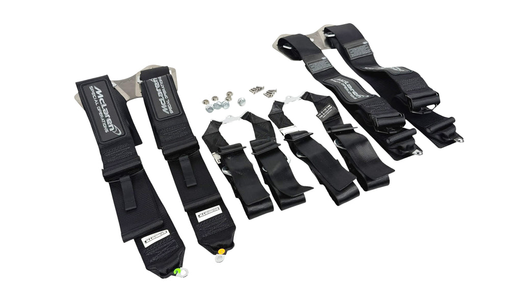 MCLAREN P1 MSO HARNESS 6 POINT SEAT BELT BLACK - 12NA054RP