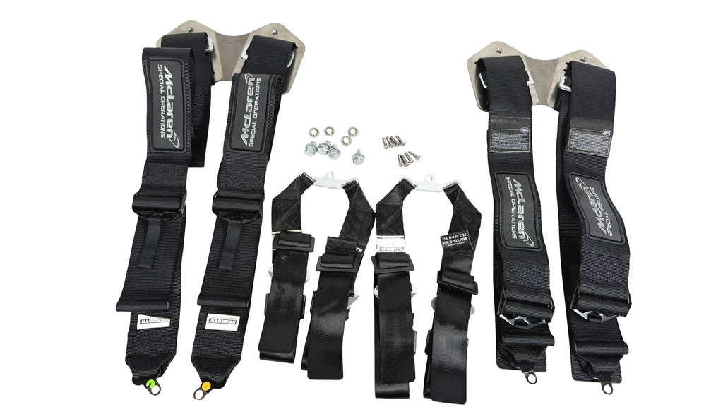 MCLAREN P1 MSO HARNESS 6 POINT SEAT BELT BLACK - 12NA054RP