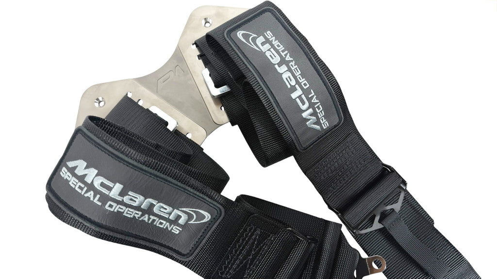 MCLAREN P1 MSO HARNESS 6 POINT SEAT BELT BLACK - 12NA054RP