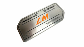 MCLAREN SENNA LM MSO DEDICATION PLATE (CHASSIS 04) 15NA046RP