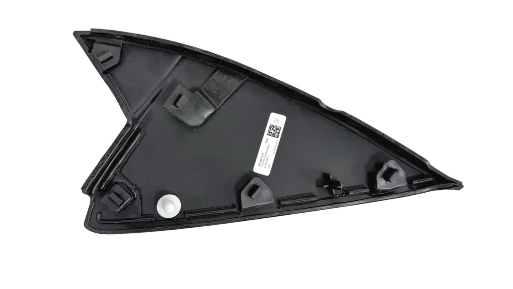 PORSCHE 992 LEFT DASH CLOSING ELEMENT BLACK 992857175A