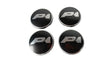 Load image into Gallery viewer, MCLAREN P1 MSO SILVER LOGO WITH CARBON CENTRE CAPS 12B1513MP