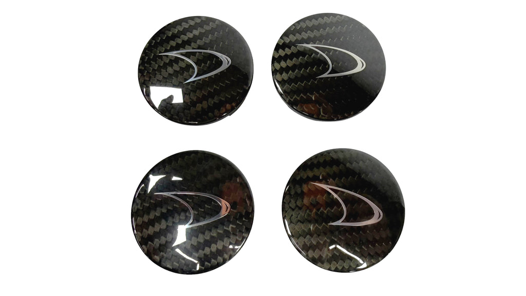 MCLAREN P1 MSO REAL GLOSS CARBON CENTRE CAPS 11B1654RP