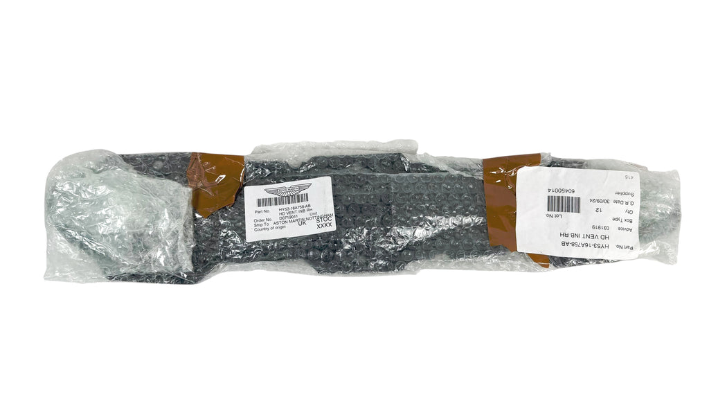 ASTON MARTIN DB11 RIGHT SIDE BONNET BLACK INNER VENT HY53-16A758-AB