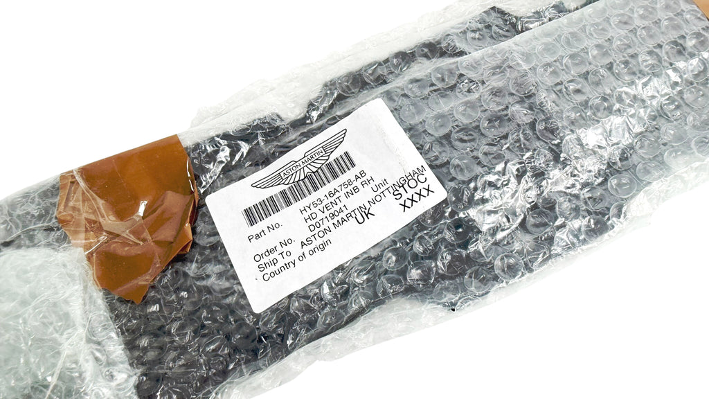 ASTON MARTIN DB11 RIGHT SIDE BONNET BLACK INNER VENT HY53-16A758-AB