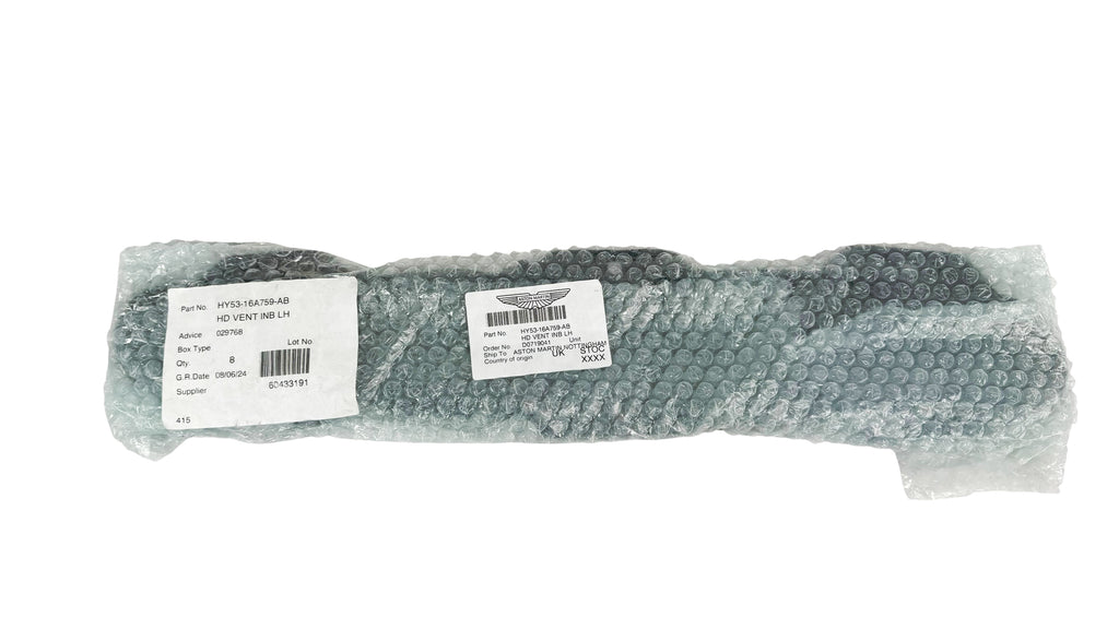 ASTON MARTIN DB11 LEFT SIDE BONNET BLACK INNER VENT HY53-16A759-AB
