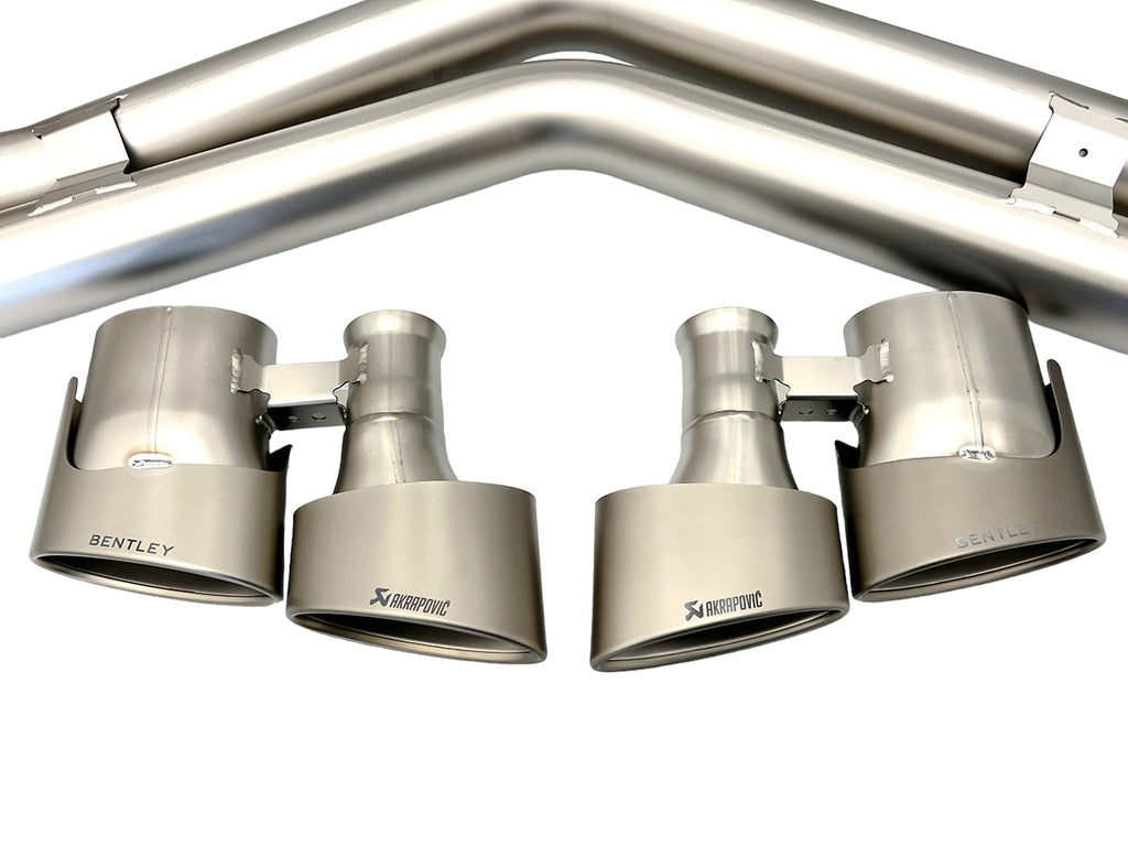 BENTLEY BENTAYGA V8 AKRAPOVIC TITANIUM SPORTS EXHAUST SYSTEM 36A253601E JNV253210G