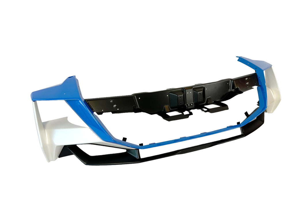 LAMBORGHINI HURACAN STO REAR BUMPER - WHITE/BLUE  4T3807166A