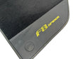 Load image into Gallery viewer, FERRARI F8 FRONT FLOOR CARPET. BLACK/ YELLOW DETAILS RHD