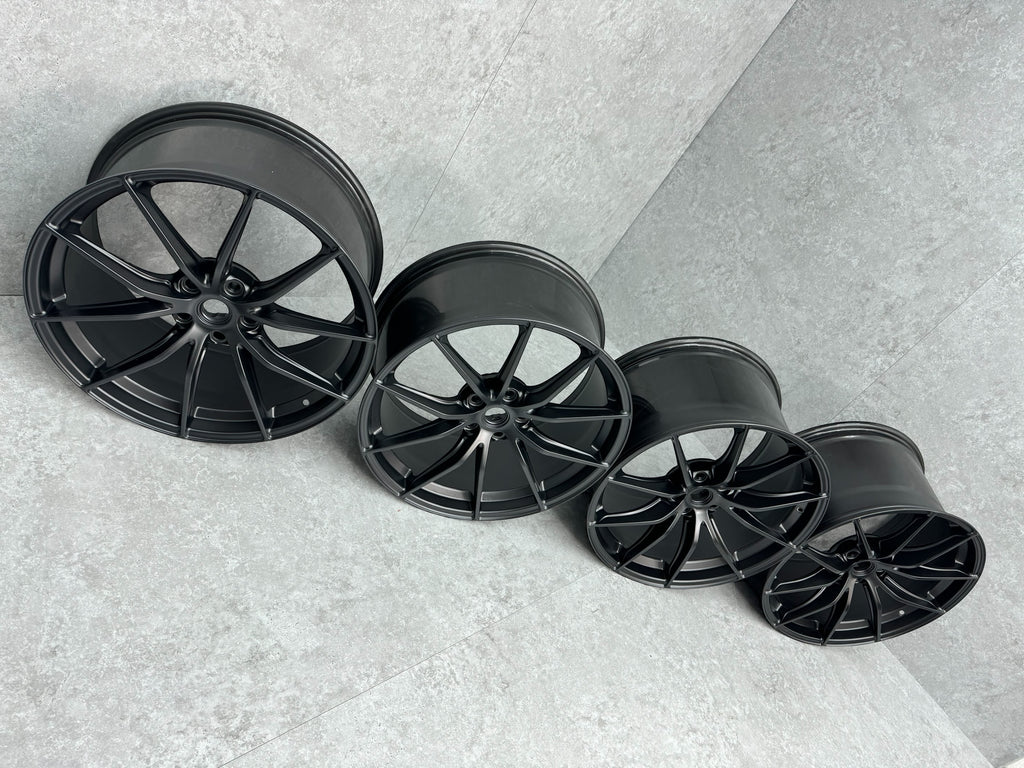FERRARI 812 SUPERFAST 20'' MULTI-SPOKE RACING WHEEL SET BLACK 323895