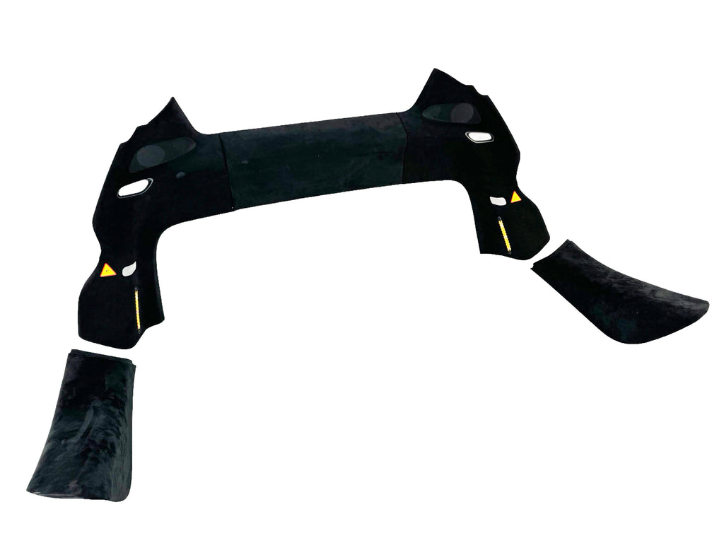 MCLAREN 765LT SPYDER ALCANTARA INTERIOR BULK HEAD AND ENTRANCE SILLS SET