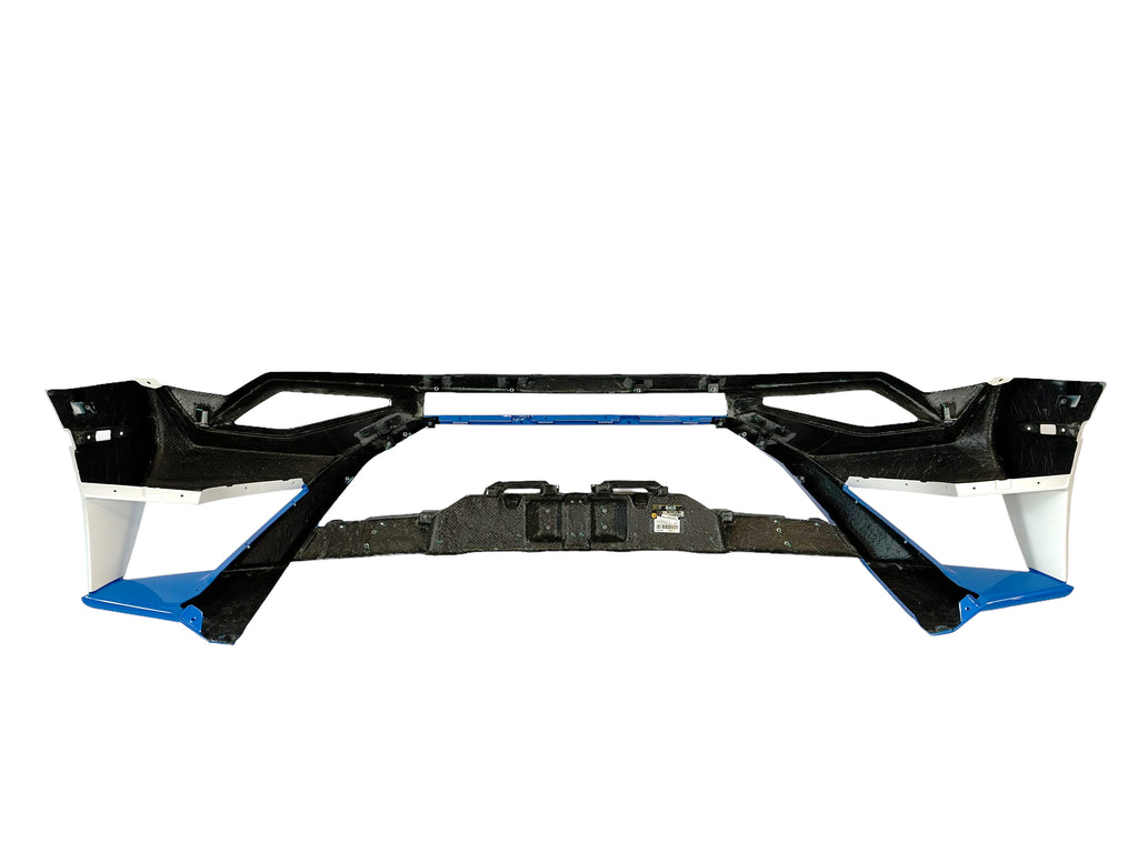 LAMBORGHINI HURACAN STO REAR BUMPER - WHITE/BLUE  4T3807166A