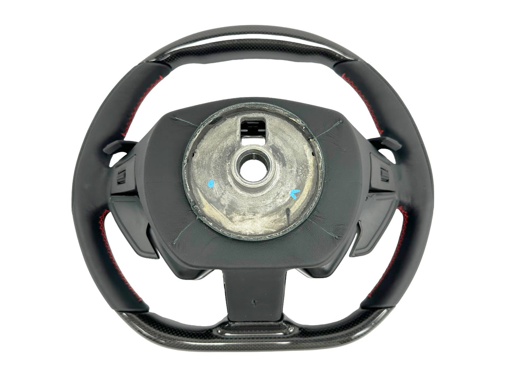 FERRARI F8 CARBON STEERING WHEEL WITH UPPER CARBON DRIVER ZONE 860622