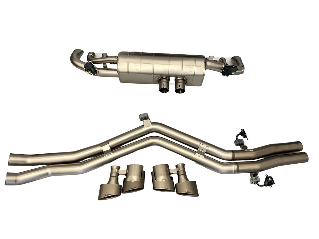 BENTLEY BENTAYGA V8 AKRAPOVIC TITANIUM SPORTS EXHAUST SYSTEM 36A253601E JNV253210G