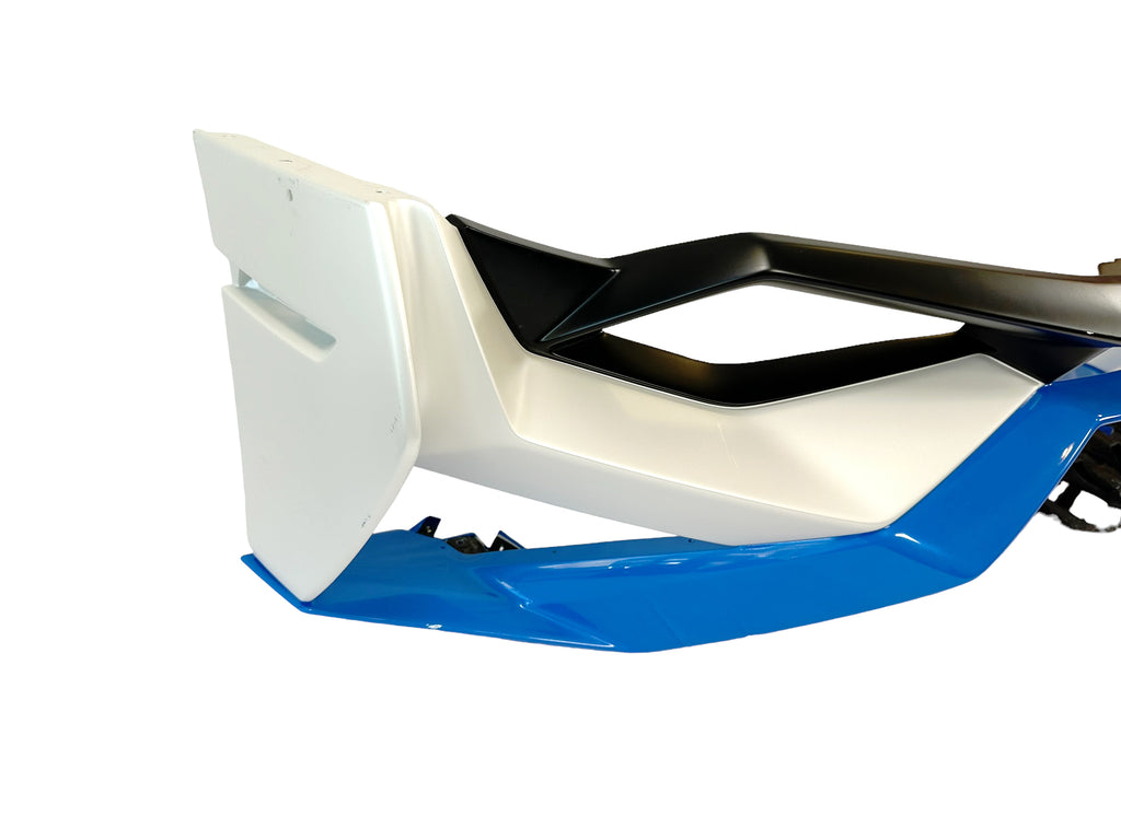 LAMBORGHINI HURACAN STO REAR BUMPER - WHITE/BLUE  4T3807166A