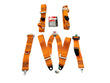 Load image into Gallery viewer, MCLAREN MSO RACING HARNESS 4 POINT SEAT BELT SET ORANGE - 14NA471MP