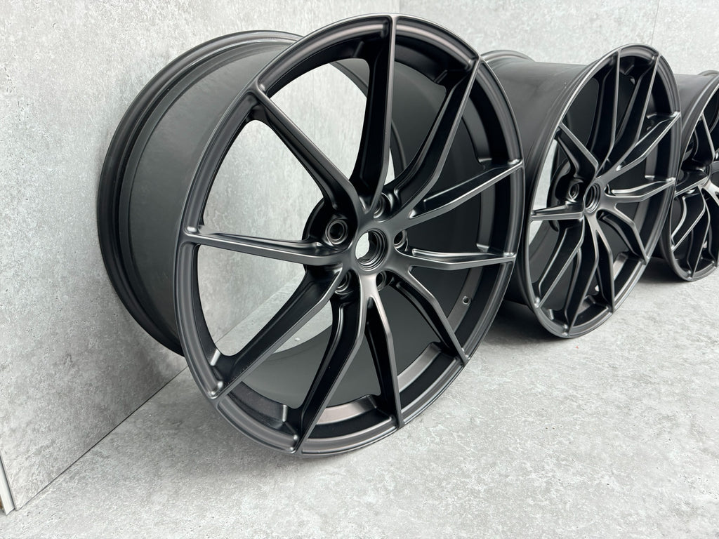 FERRARI 812 SUPERFAST 20'' MULTI-SPOKE RACING WHEEL SET BLACK 323895