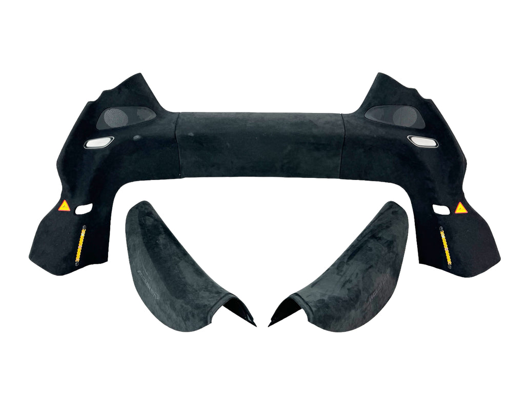 MCLAREN 765LT SPYDER ALCANTARA INTERIOR BULK HEAD AND ENTRANCE SILLS SET