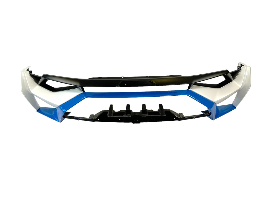 LAMBORGHINI HURACAN STO REAR BUMPER - WHITE/BLUE  4T3807166A