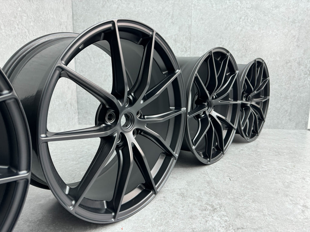 FERRARI 812 SUPERFAST 20'' MULTI-SPOKE RACING WHEEL SET BLACK 323895