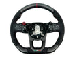 Load image into Gallery viewer, LAMBORGHINI REVULETO CARBON FIBRE ALCANTARA STEERING WHEEL - BLACK/RED