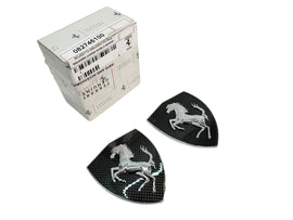 FERRARI 458 SPECIALE SQUADRA CORSE SHIELD BADGE CARBON FIBRE FENDER SHIELDS 082746100