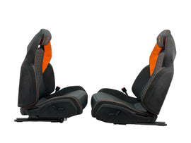 LAMBORGHINI 2023  REVULETO SPORT COMFORT SEATS BLACK ALCANTARA/ ORANGE DETAILS