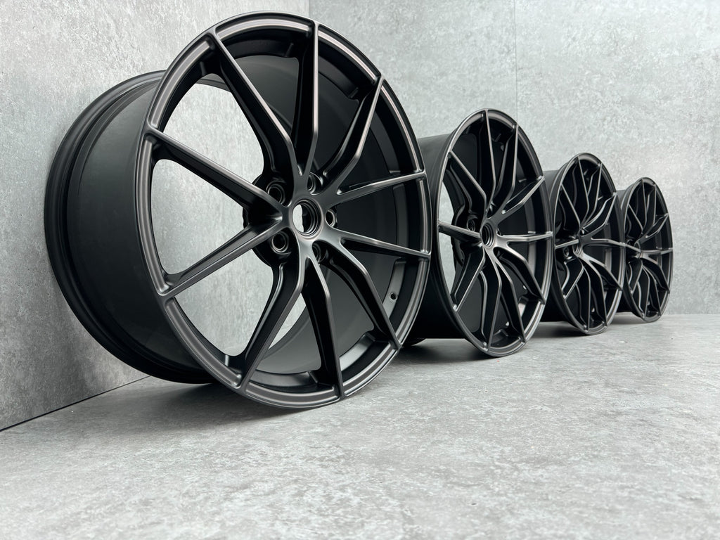 FERRARI 812 SUPERFAST 20'' MULTI-SPOKE RACING WHEEL SET BLACK 323895