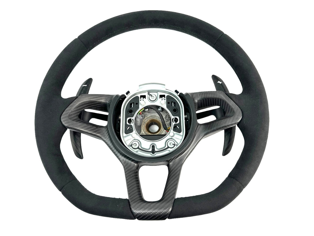 MCLAREN 675LT MSO CARBON FIBRE & ALCANTARA STEERING WHEEL 11N1131RP-13016SW