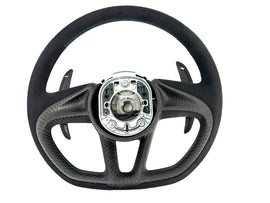 MCLAREN SENNA ALCANTARA WITH BLUE STITCHING STEERING WHEEL 15NA333MP-M000287