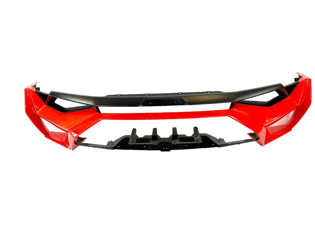 LAMBORGHINI HURACAN STO REAR BUMPER - BLACK/ ORANGE  4T3807166C