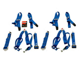MCLAREN MSO RACING HARNESS 4 POINT SEAT BELT SET - BLUE 14NA471MP