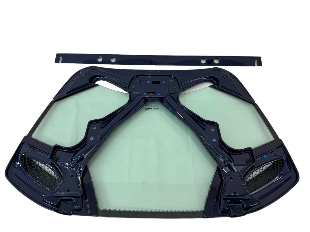 FERRARI 488 PISTA SPIDER CAPRISTO VISUAL GLASS CARBON ENGINE COVER