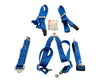 Load image into Gallery viewer, MCLAREN MSO RACING HARNESS 4 POINT SEAT BELT SET - BLUE 14NA471MP