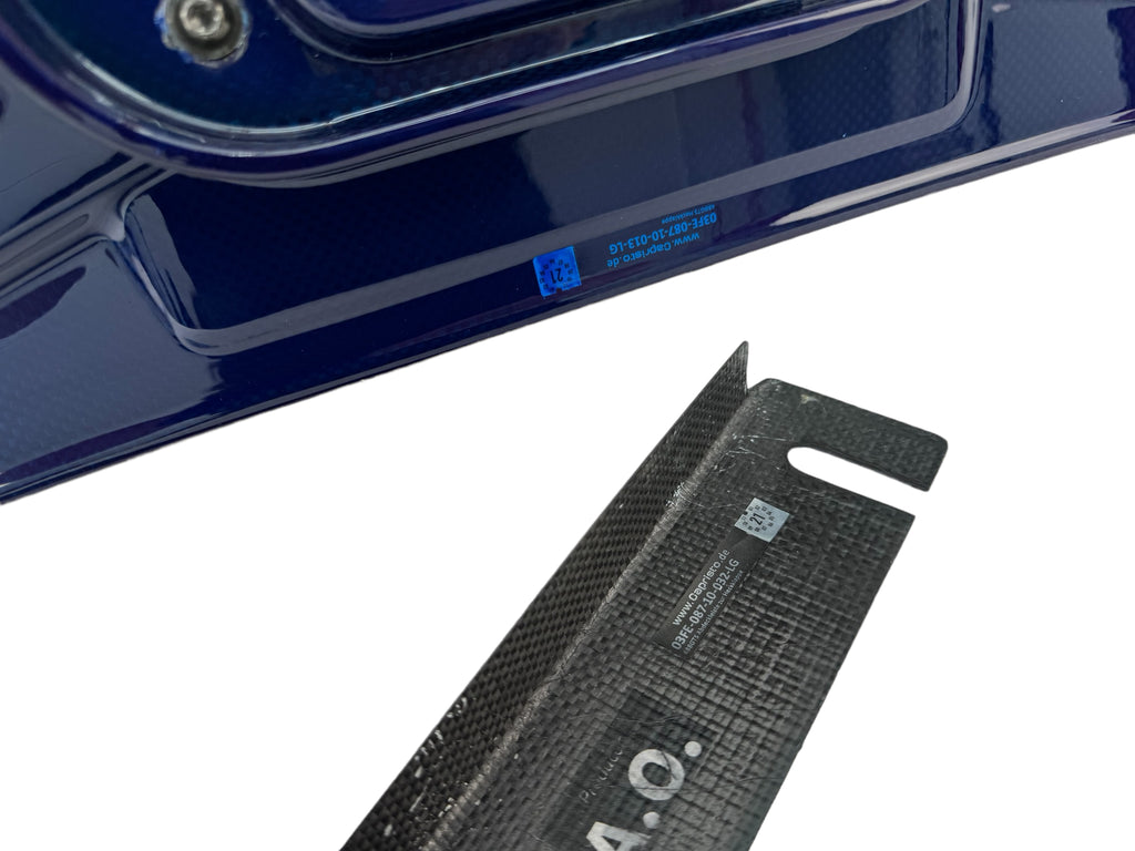 FERRARI 488 PISTA SPIDER CAPRISTO VISUAL GLASS CARBON ENGINE COVER