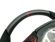 Load image into Gallery viewer, LAMBORGHINI REVULETO CARBON FIBRE ALCANTARA STEERING WHEEL - BLACK/RED