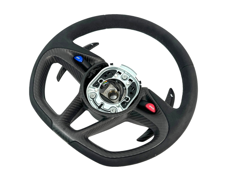 MCLAREN P1 MSO CARBON ALCANTARA/ STEERING WHEEL 121195CP-P1001AW