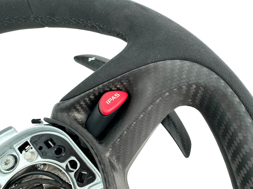 MCLAREN P1 MSO CARBON ALCANTARA/ STEERING WHEEL 121195CP-P1001AW