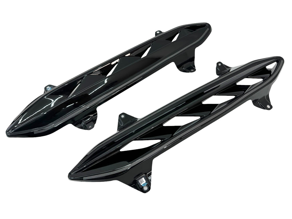 LAMBORGHINI URUS S/ PERFORMANTE FRONT BONNET GRILLS SET - SHINY BLACK 4ML823087C