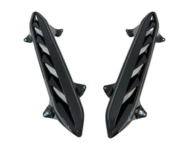 LAMBORGHINI URUS S/ PERFORMANTE FRONT BONNET GRILLS SET - SHINY BLACK 4ML823087C