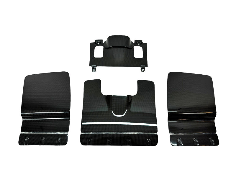 Ferrari Active Diffuser Ferrari 488 Pista Carbon Active Aero Diffuser Set 772143, 786907, 7869 ...