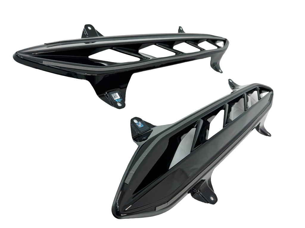 LAMBORGHINI URUS S/ PERFORMANTE FRONT BONNET GRILLS SET - SHINY BLACK 4ML823087C