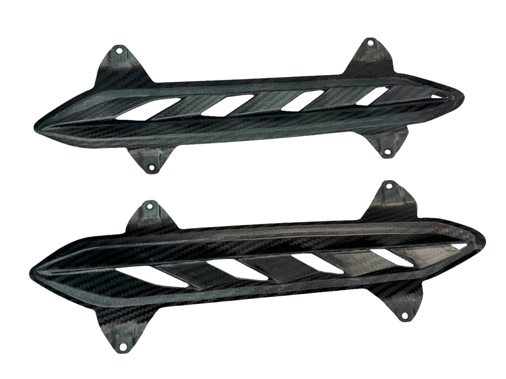 LAMBORGHINI URUS S/ PERFORMANTE FRONT BONNET GRILLS SET - SHINY BLACK 4ML823087C